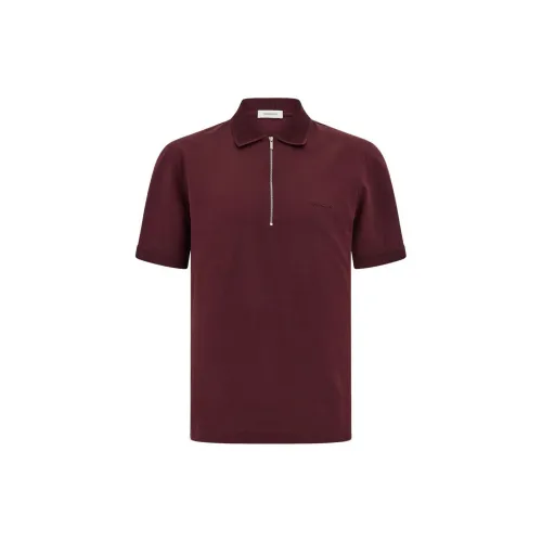 Ferragamo Zip Collar Polo