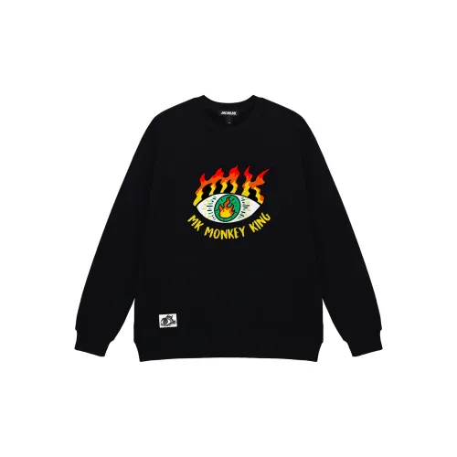 MK MONKEY KING Sweatshirts Unisex Black