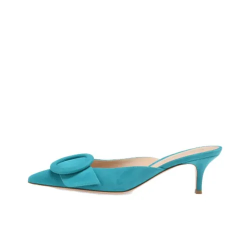 GIANVITO ROSSI Portofino Closed Toe Slippers Women's