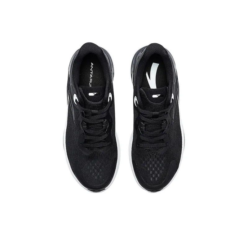CHAOJIANTA Anti Slip Wear Resistant Low Top Casual Running Shoes Women's Black White-2
