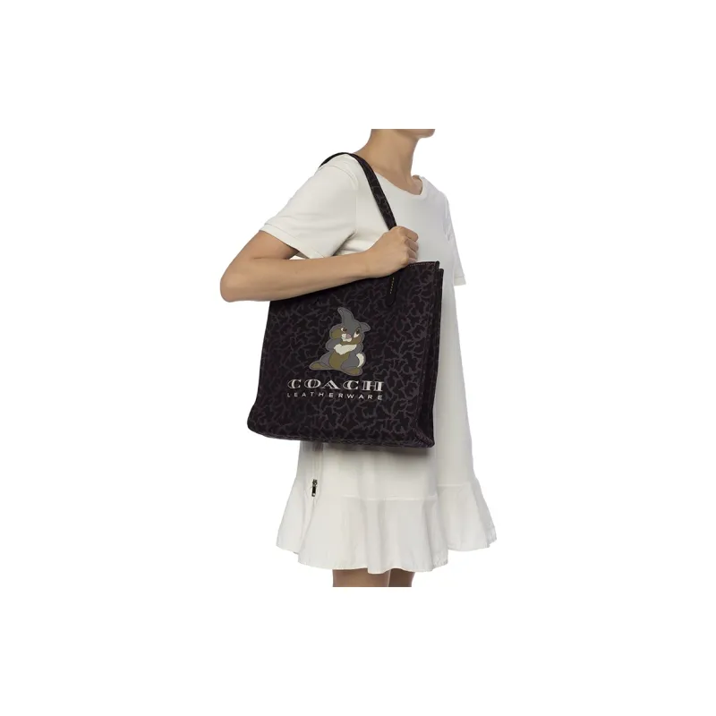 Disney X COACH Recycled Tote Handbags-3