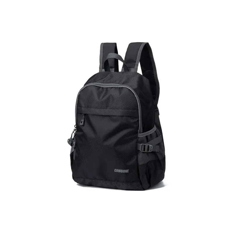 COWBONE Fabric Backpack Regular Unisex Cool Black/Neon Green-2