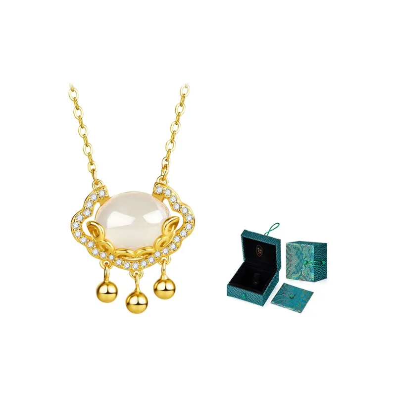 MAMADESHOUHU Chalcedony Jade Necklaces Women's-9
