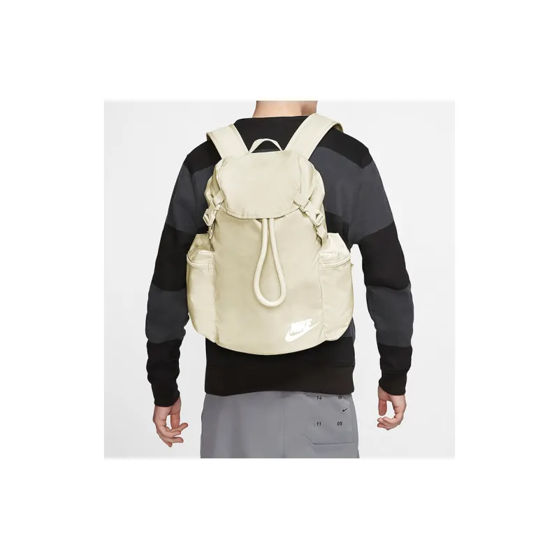 Nike Heritage Polyester Backpack Regular Unisex Light Walnut Brown White-5