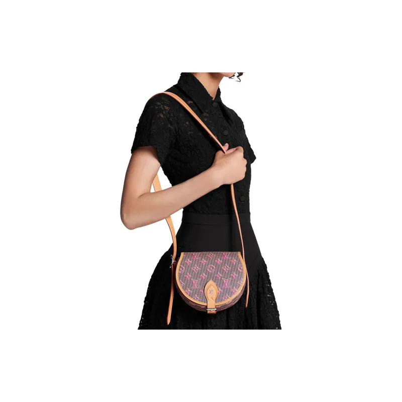 LOUIS VUITTON Tambourin Damier Monogram Lv Pop Pink-5