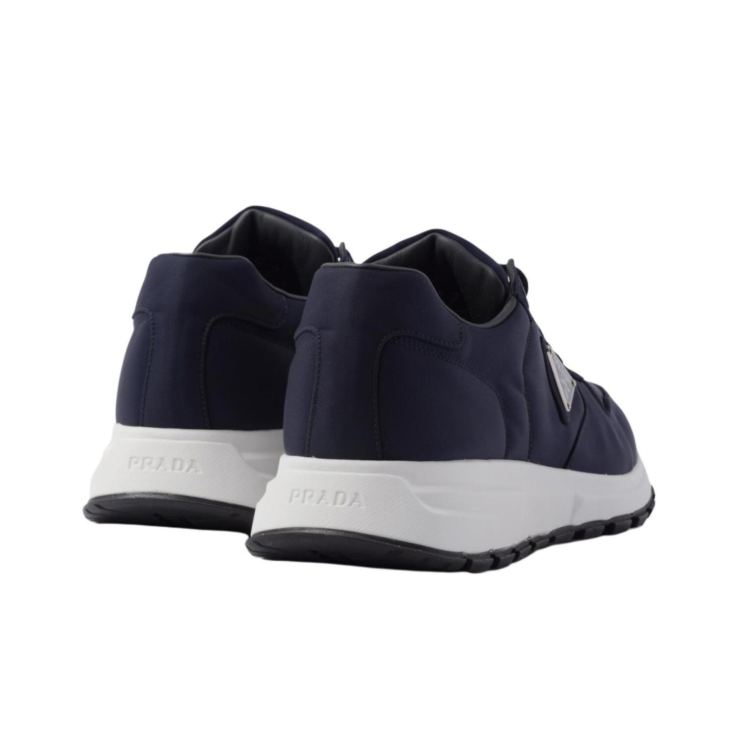 PRADA＊Re-Nylon and suede sneakers スニーカー＊送料込 Navy Downtown Re-Nylon and suede sneakers | PRADA