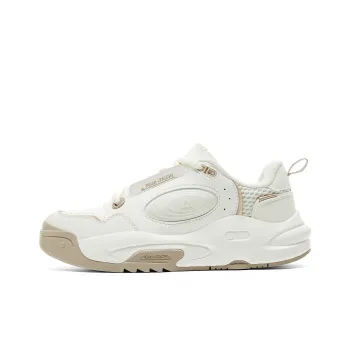 PEAK State Pole Roaming 2.0 Cushioning Lightweight Height Increasing Low-Top Skateboard Shoes Women's Super-Light White