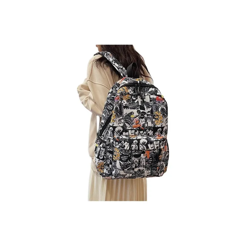 TINYAT Nylon Backpack Large Size Unisex Style 1 Blue/Style 1 Yellow-2