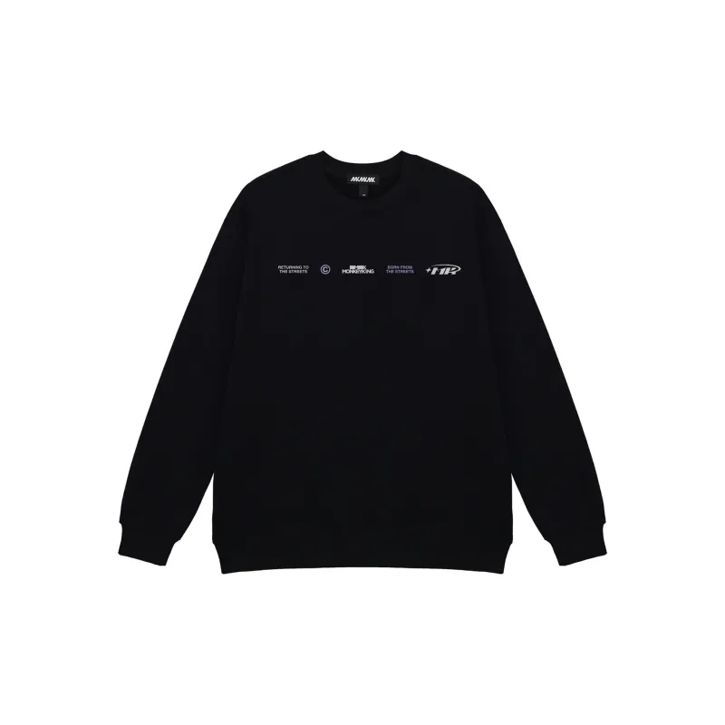 MK MONKEY KING Sweatshirt Unisex Black-1