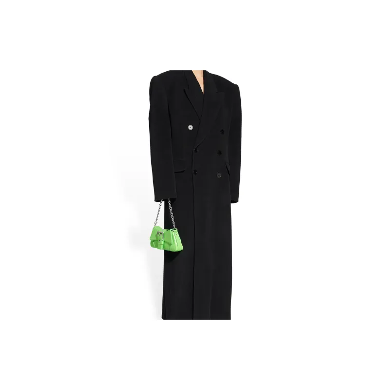 Balenciaga LINDSAY Smooth Calf Leather Shoulder Bag Crossbody Bag Handbag Small Size Women's Bright Green-6