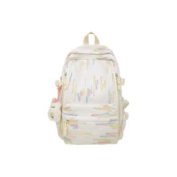 KAMLUI Nylon Fabric Backpack Large Size Unisex Multicolor