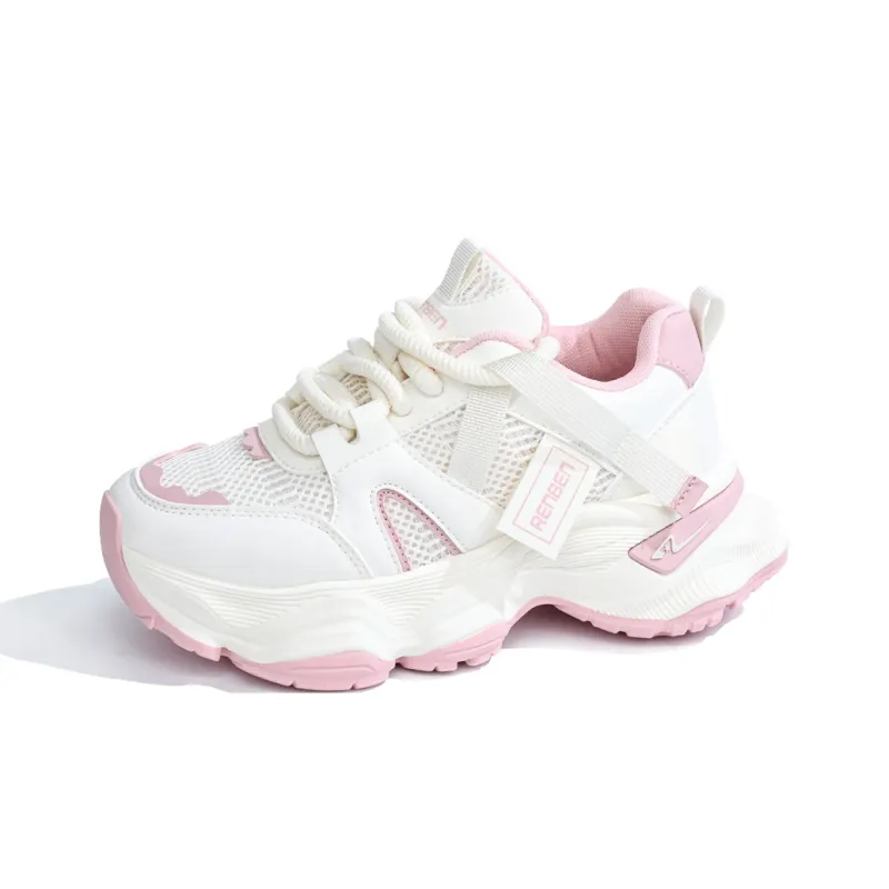 RENBEN Abrasion Resistant, Breathable, Lightweight Low Top Chunky Sneakers Women's-11