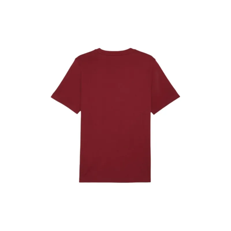 PUMA T-Shirts Men Burgundy-1