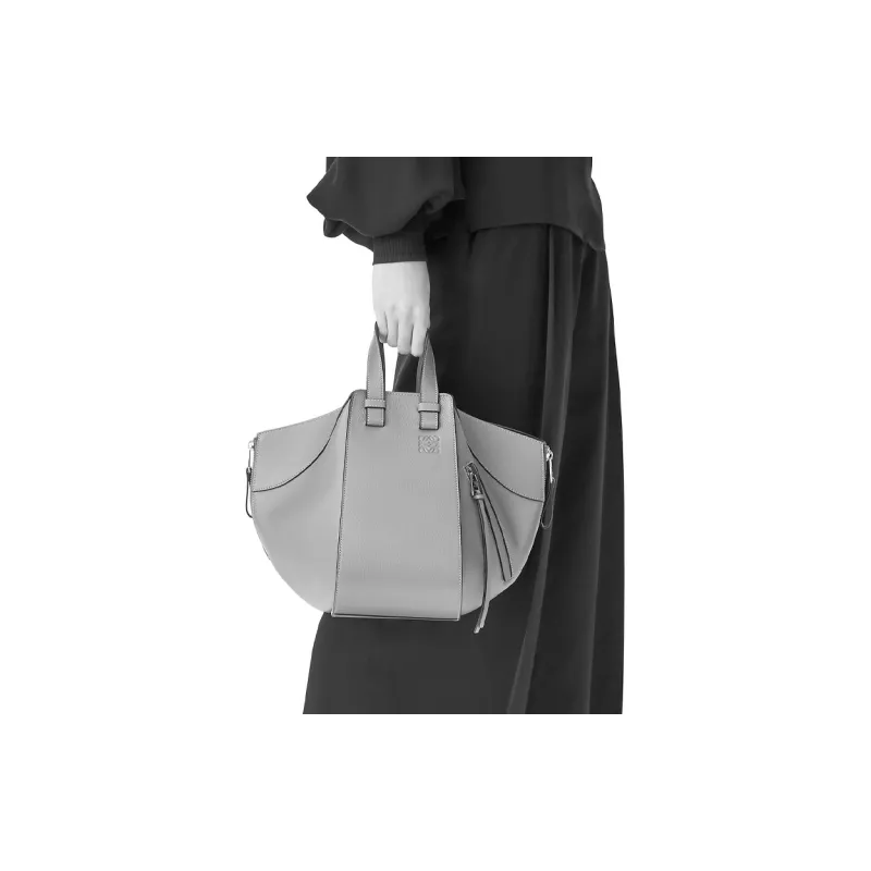 LOEWE Hammock Calfskin Handbags Shoulder Bag Crossbody Bag Small Size Women's Black/Beige Brown-5