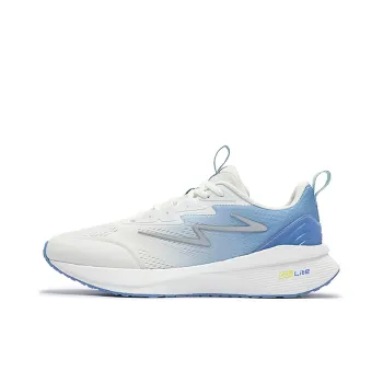 361° Popping Foam Anti Slip Wear Resistant Low Top Casual Running Shoes Men's White Blue