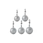 Detachable Spherical Style[8/10/12/14/20g], 2 Pcs Each, Total of 10 Pcs