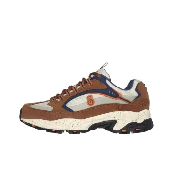 Skechers SNOOP Anti Slip Wear Resistant Low Top Casual Shoes Men's Tan
