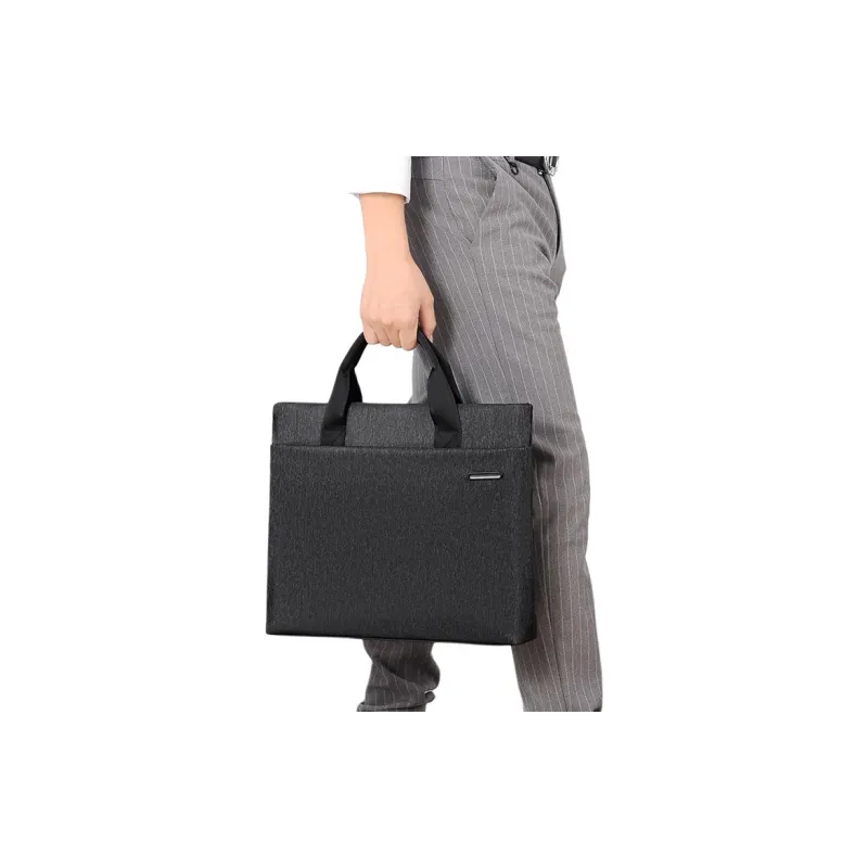 MUYKUY Oxford Briefcase Tubas Men's Black-3