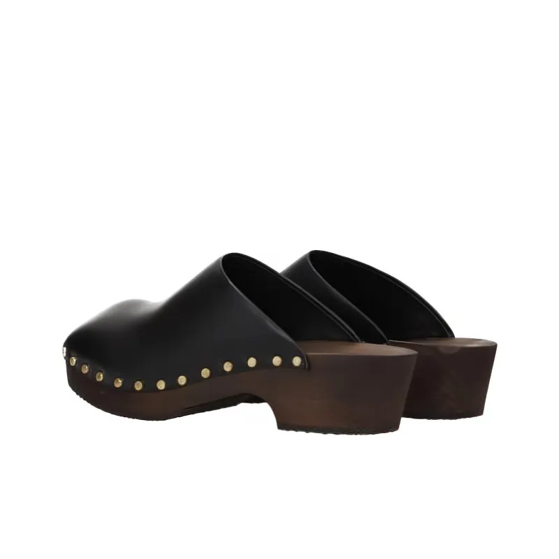 KHAITE Slip Resistant Closed Toe Slippers Women's Black-2