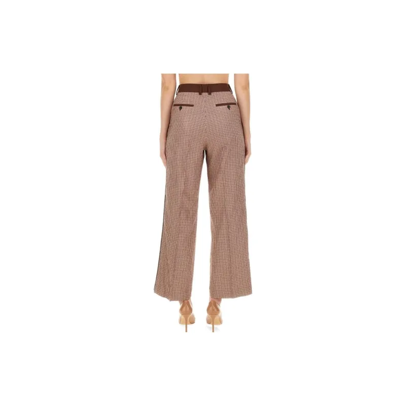 PS By Paul Smith Pleat Detailed Check Patterned Trousers-1