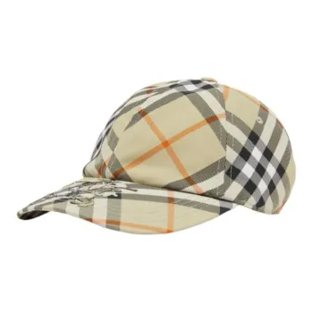 Burberry Equestrian Knight-appliqué Checked Cap