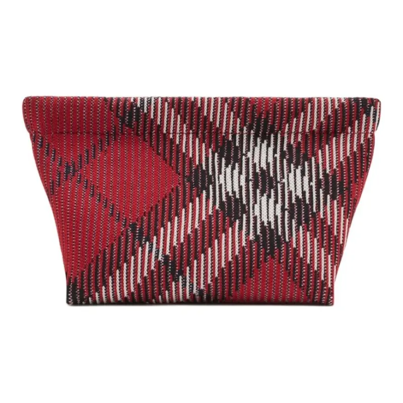 Burberry Nylon Clutch Mini Women's Scarlet-2