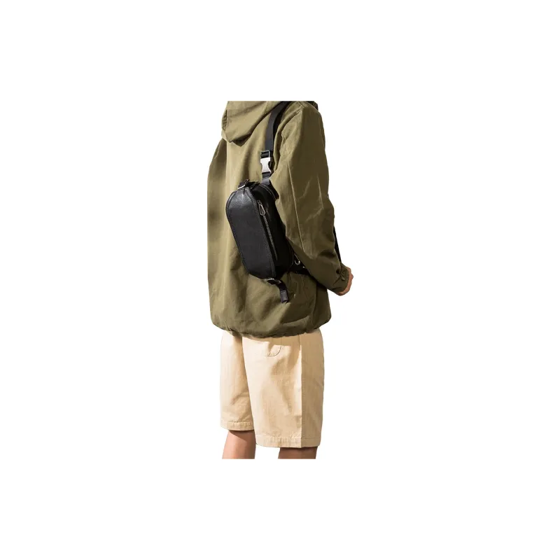 Back step Sling Bags Black-3