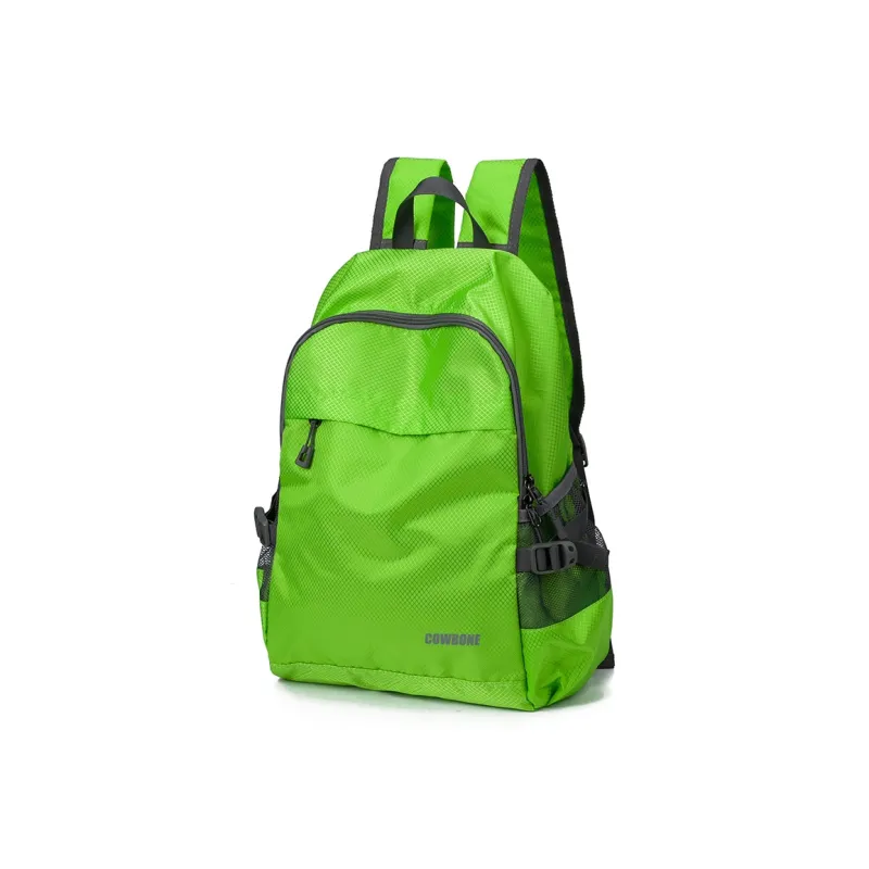 COWBONE Fabric Backpack Regular Unisex Cool Black/Neon Green-5