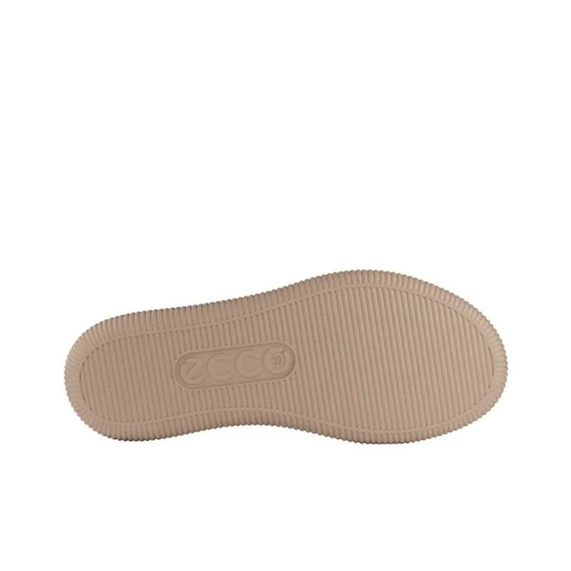 Ecco Anti Slip Wear Resistant Low Top Casual Shoes Women's Nude-5