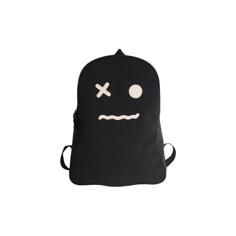 MOK Nylon Laptop Backpack Regular Unisex White/Black-3