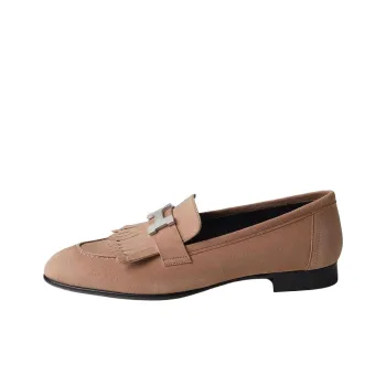 HERMES Loafers Women's Pearlescent Rose