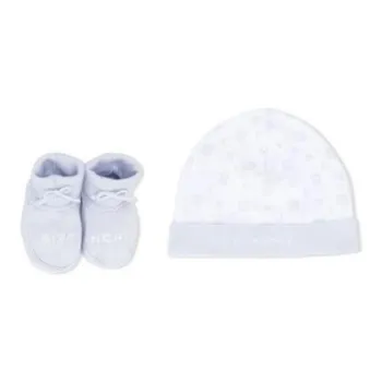 GIVENCHY Cotton Beanies Kids' Blue