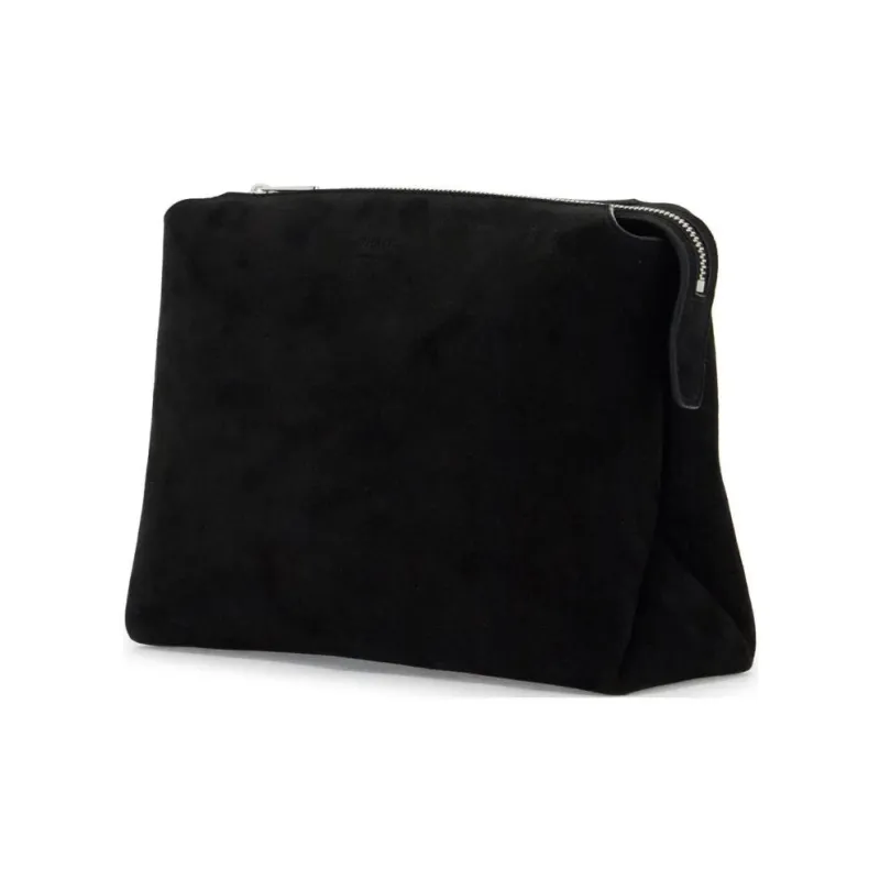 KHAITE The Lina Suede Crossbody Bag-2
