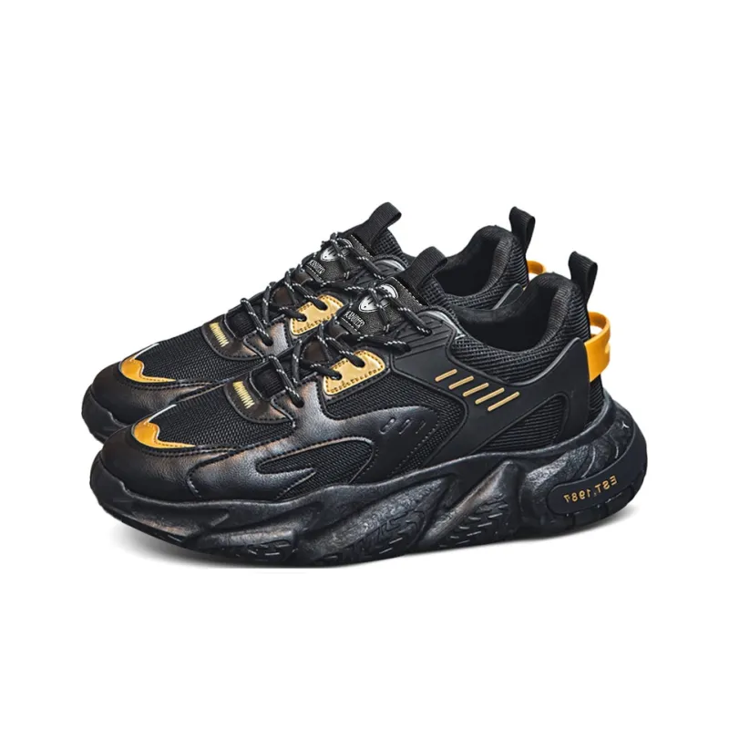 HACKBUTEER Dim Zone Collection Low-Top Chunky Sneakers Unisex-47