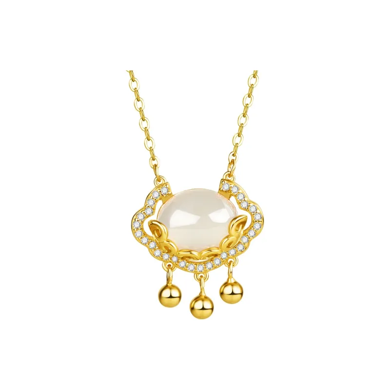 MAMADESHOUHU Chalcedony Jade Necklaces Women's-7
