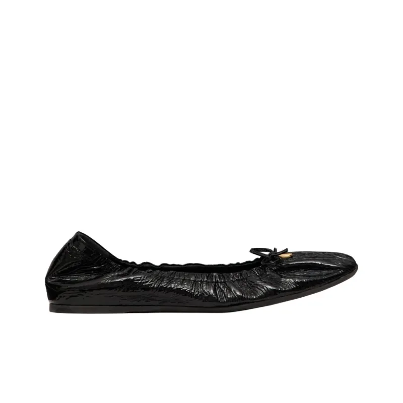 Valentino VLogo Signature Ruched Slip On Ballerina Shoes Women's-1