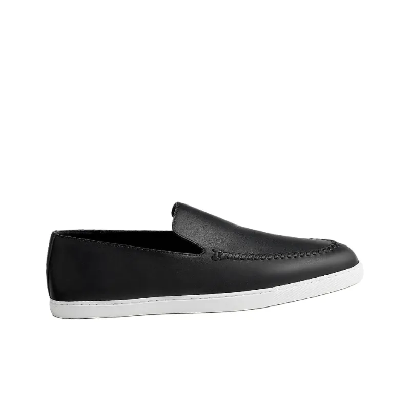 HERMES Julian Loafers Men's Black-1