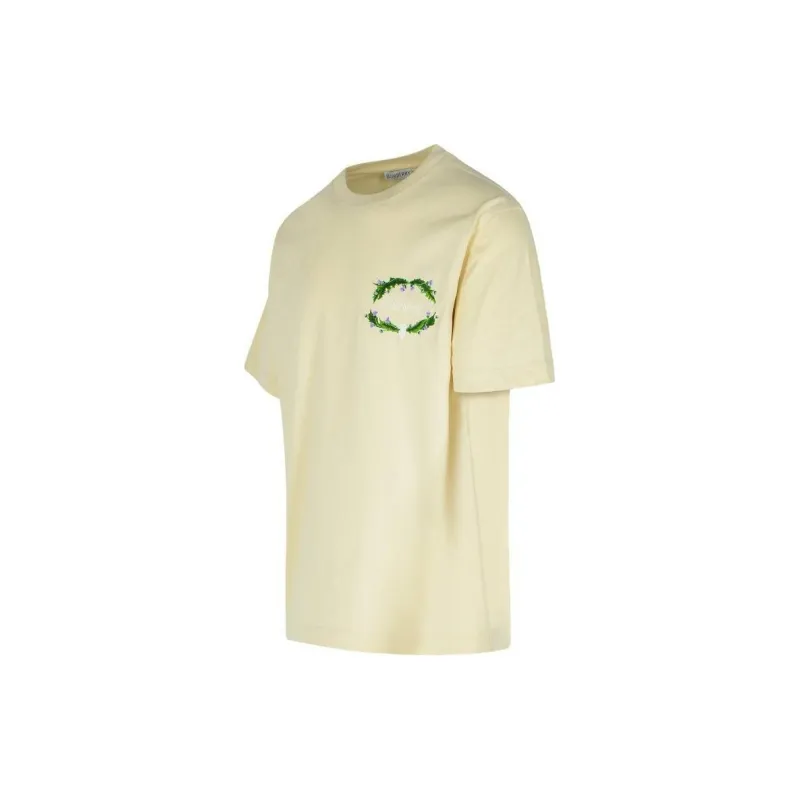 Burberry Logo Embroidered Crewneck T Shirt-2