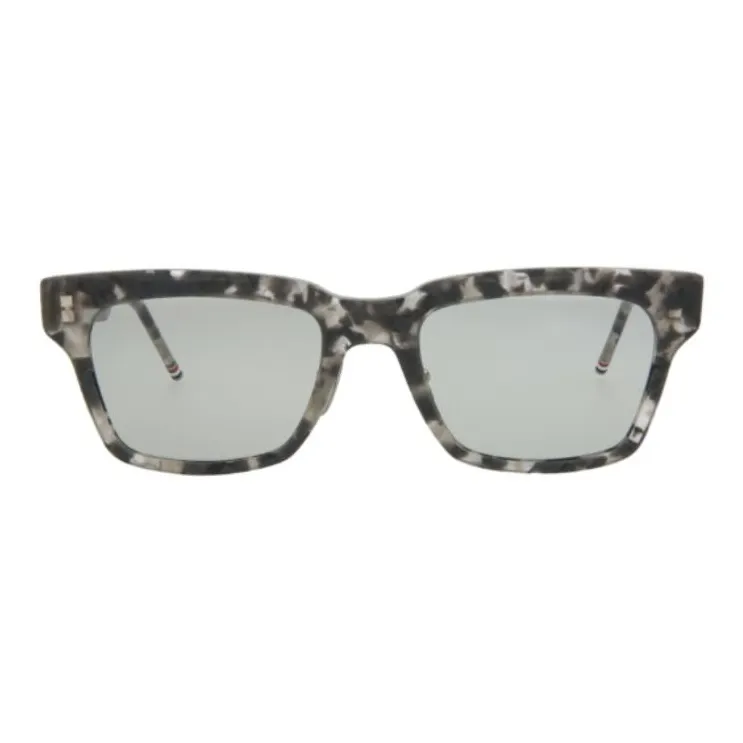 THOM BROWNE· Rectangular Sunglasses Men's Gray-1