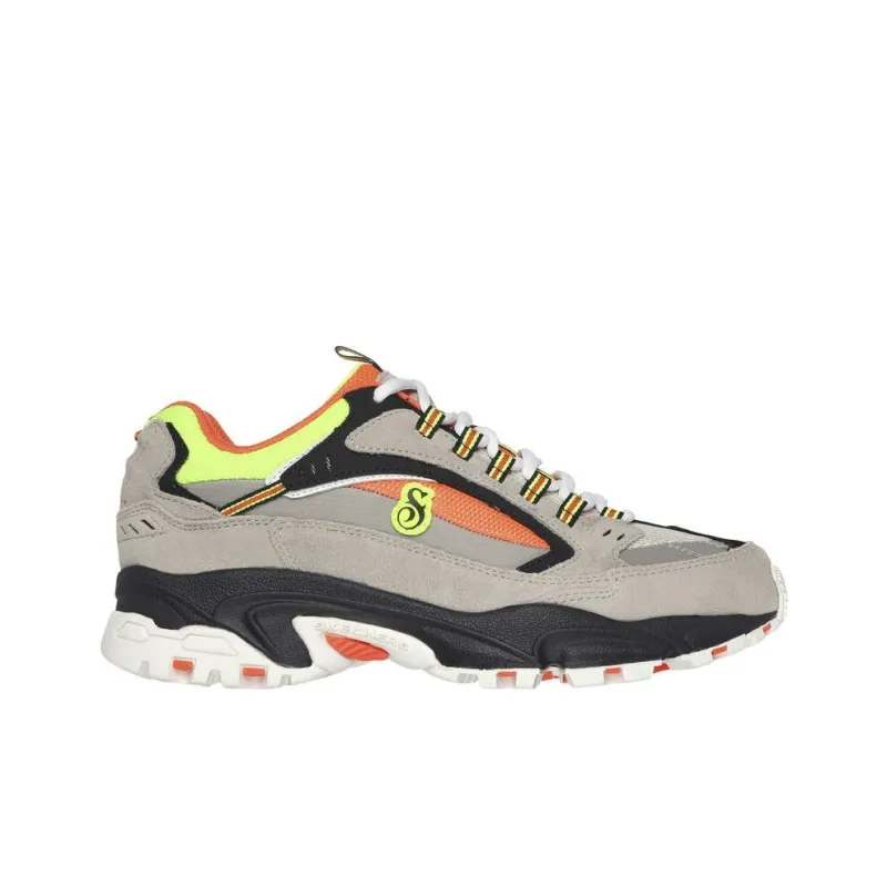 Skechers SNOOP Anti Slip Wear Resistant Low Top Casual Shoes Men's Gray-1