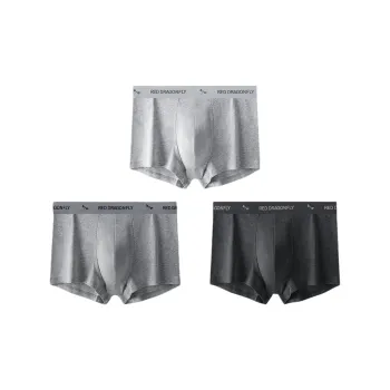 RED DRAGONFLY Cotton Panties Men's 3 Pack Gift Box Set