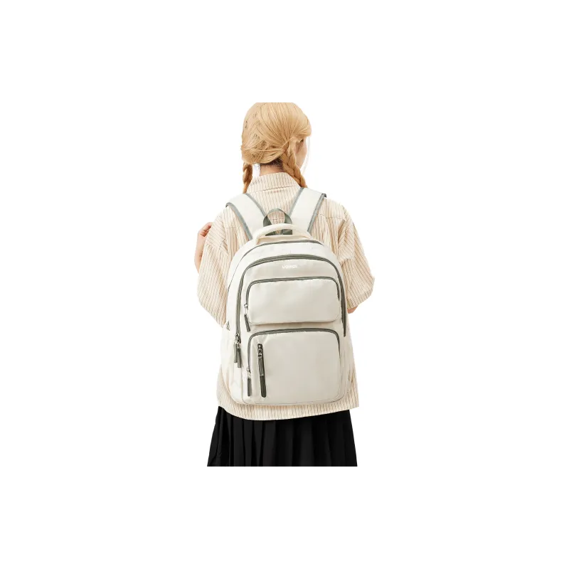 WONHOX Fabric Backpack Laptop Bag Regular Unisex Multicolor-5