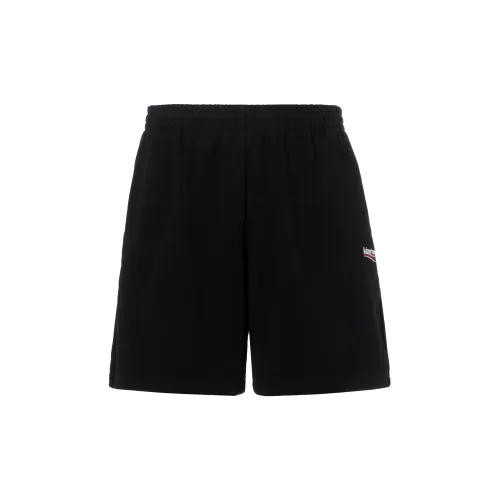 Balenciaga Casual Shorts Men Black