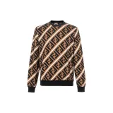 FENDI Sweatshirts Men Brown
