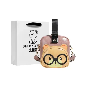 North Pack PU Crossbody Bag Regular Women's Pink/Brown/Yellow