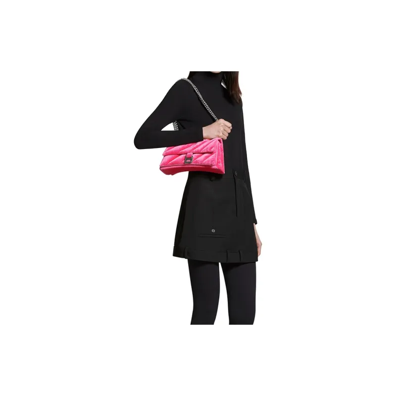 Balenciaga Nylon Crossbody Bag Shoulder Bag Small Size Women's Bright Pink-6