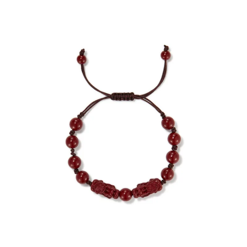 LOOK NICE Cinnabar Bracelets Unisex-1