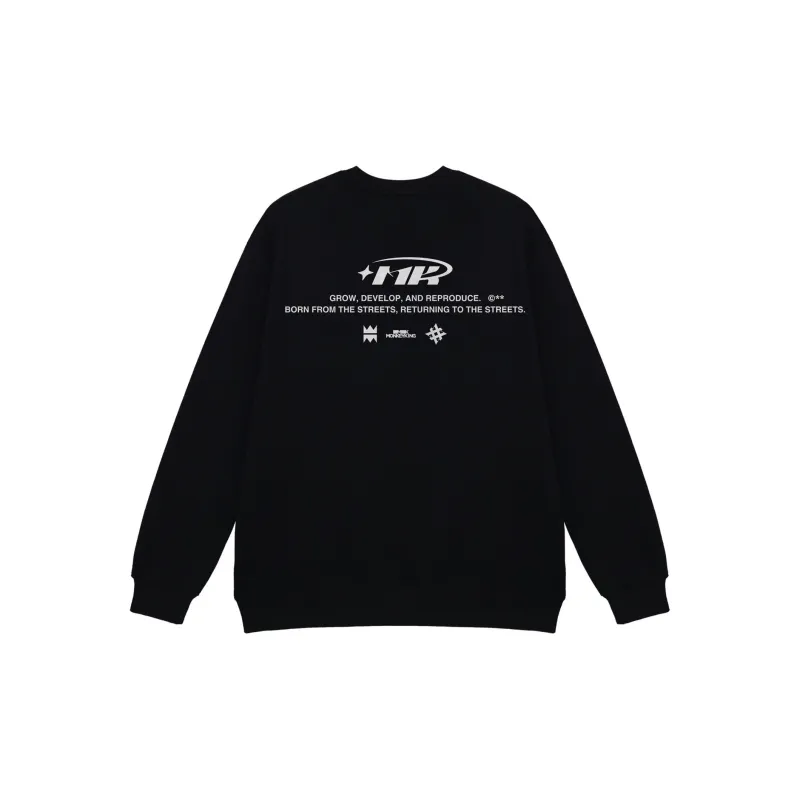 MK MONKEY KING Sweatshirt Unisex Black-1