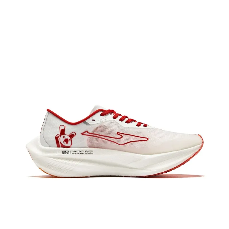 NATU x Erke Zhijing 2.0 Cushioning Rebound Low-Top Running Shoes Women's China Star Color Scheme-1