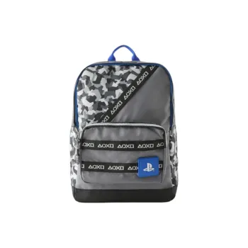 ZARA Polyester Backpack Regular Unisex Black Gray Color